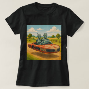 Robotkoppel in het land t-shirt