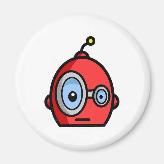 Robotkoppen Magneet (Voorkant)
