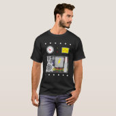Robotkostuum Halloween T-Shirt voor robotfans Mann (Voorkant volledig)