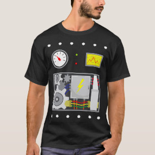 Robotkostuum Halloween voor robotfans Mannen Kinde T-shirt
