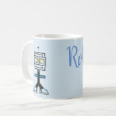 robotlevensduur koffiemok (Voorkant links)