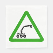 Robotmachine met uitschuifbare wapenmerken servet (Voorkant)