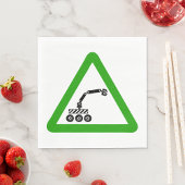 Robotmachine met uitschuifbare wapenmerken servet