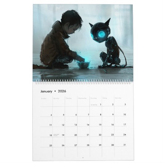 Robotmetgezellen Kalender (Jan 2026)