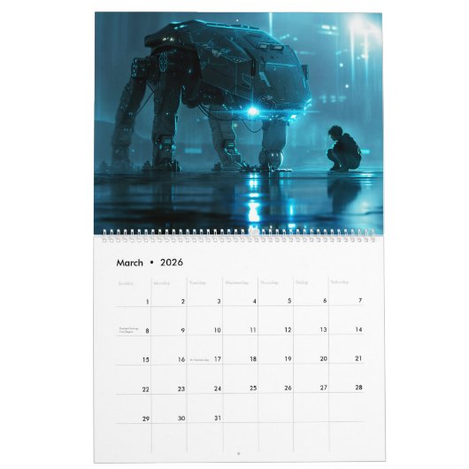 Robotmetgezellen Kalender (Mar 2026)
