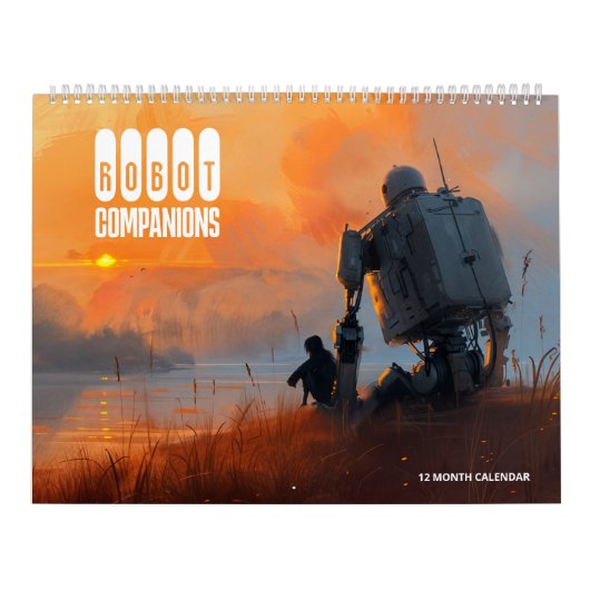 Robotmetgezellen Kalender (Hoes)