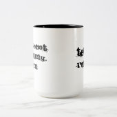 robotmok voor teams tweekleurige koffiemok (Center)