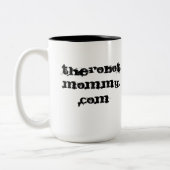 robotmok voor teams tweekleurige koffiemok (Links)