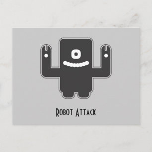 Robotmonster Briefkaart