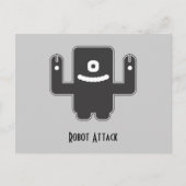 Robotmonster Briefkaart (Voorkant)
