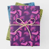 Robotonderdelen en elektrische bloemen inpakpapier vel (In situ)