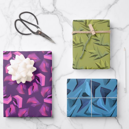 Robotonderdelen en elektrische bloemen inpakpapier vel (Voorkant)