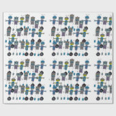 Robotpapier Cadeaupapier (Vlak)