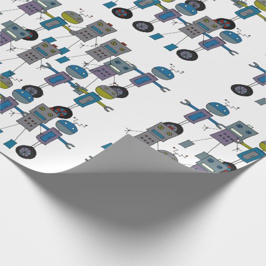 Robotpapier Cadeaupapier (Hoek)