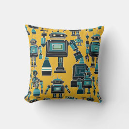 Robotpatroon (Mars van de Machines) Kussen