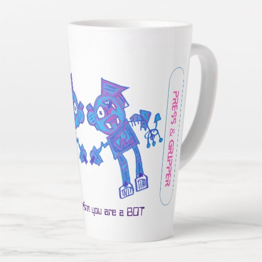 Robotpers & Gripper Latte Mok (Rechterhoek)