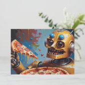 robotpizza kaart (Staand voorkant)