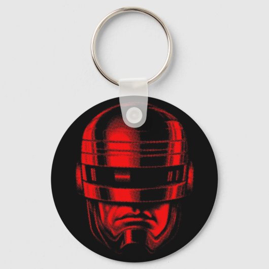 Robotpolitiehelm Sleutelhanger (Voorkant)