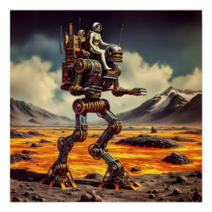 robotretro perfect poster