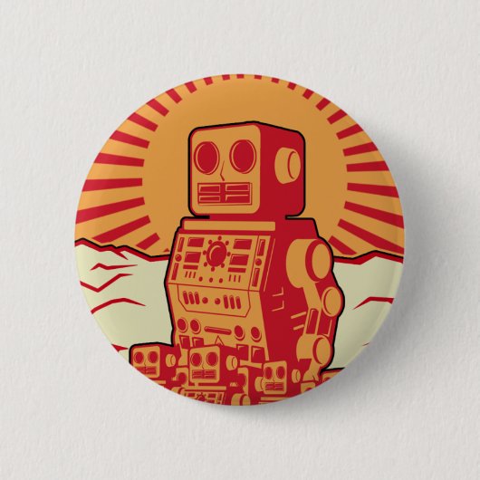 Robotrevolutie Ronde Button 5,7 Cm (Voorkant)