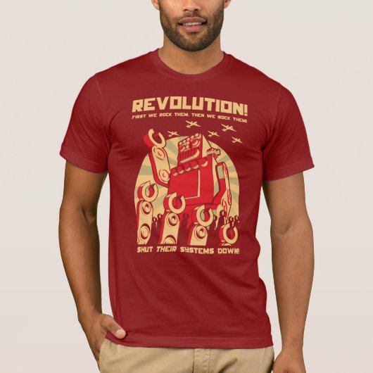 Robotrevolutie T-shirt (Voorkant)