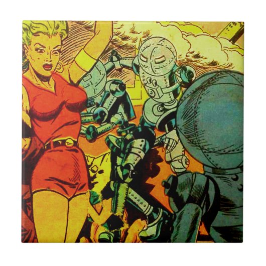 Robotrevolutie Tegeltje (Voorkant)