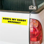 Robotrijden Bumpersticker (Op Truck)