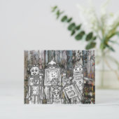 Robots 11 briefkaart (Staand voorkant)