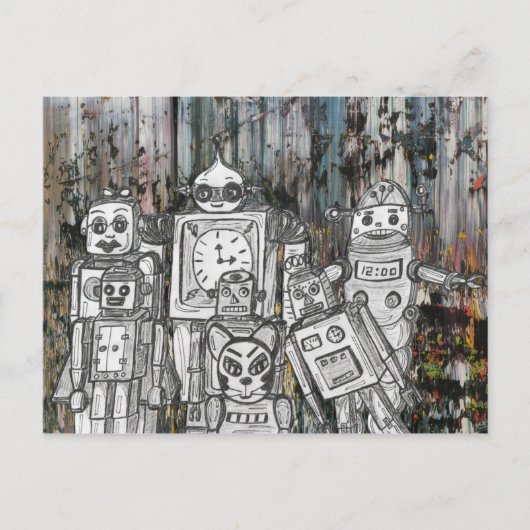 Robots 11 briefkaart (Voorkant)