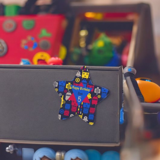 Robots Aliens Cartoon Ster Sticker