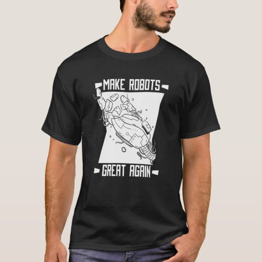 Robots Artificial Intelligence Ai Robotics T-shirt (Voorkant)