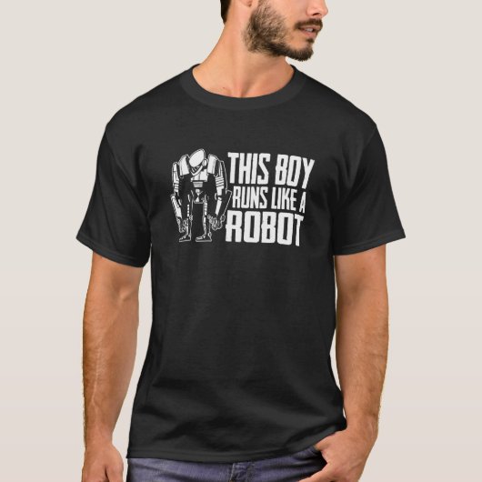 Robots Boy Artificial Intelligence Ai Robotics T-shirt (Voorkant)
