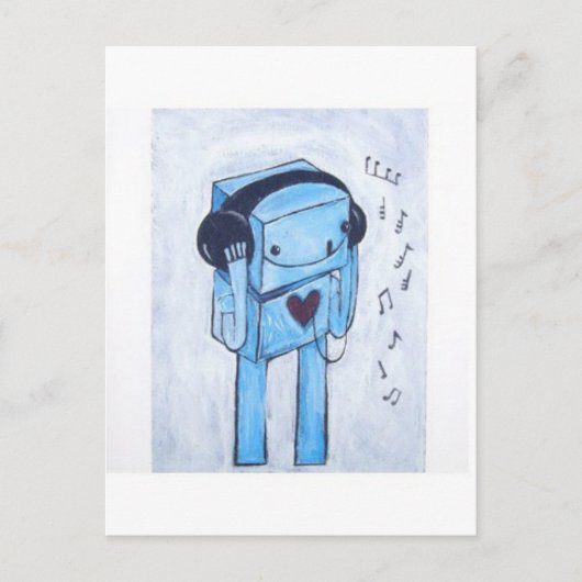 Robots. Briefkaart (Voorkant)