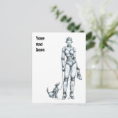 Robots Briefkaart (Staand voorkant)