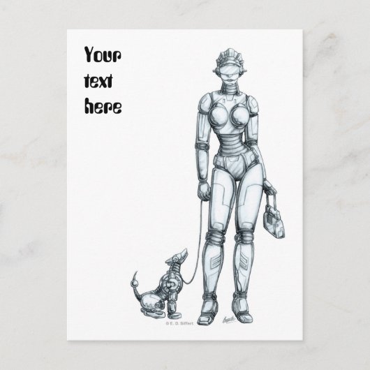Robots Briefkaart (Voorkant)