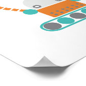 Robots Childrens Custom Growth Height Chart - Art Poster (Hoek)