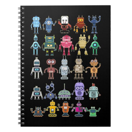 Robots Collectie Science Technology Robots Notitieboek (Voorkant)