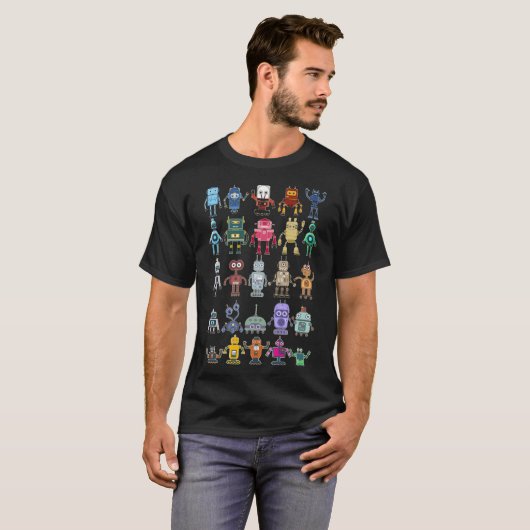 Robots Collectie Science Technology Robots T-shirt (Voorkant volledig)