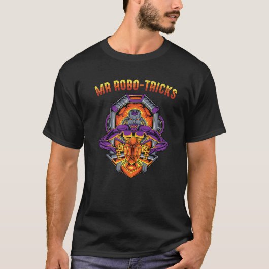 Robots - de heer Robo-Tricks - Mechanical Engineer T-shirt (Voorkant)