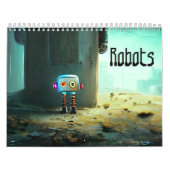 Robots - Digitial Artwork van Christine o.b.a. sti Kalender (Hoes)