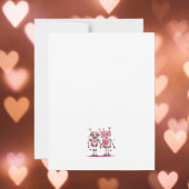 Robot's doen mijn hart op Valentijn kloppen Kaart