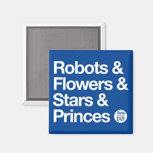 Robots en Blue Magnet (Voorkant / Achterkant)