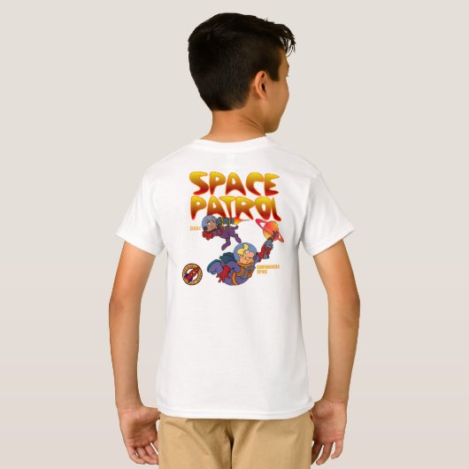 Robots en ruimtevaart t-shirt (Achterkant volledig)