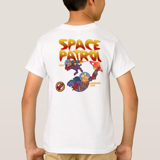 Robots en ruimtevaart t-shirt (Achterkant)