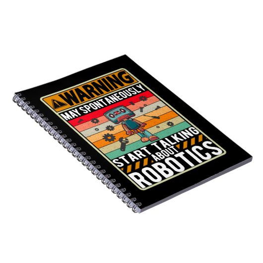 Robots Girls Boys Future Robotics Engineer Notitieboek (Rechterzijde)