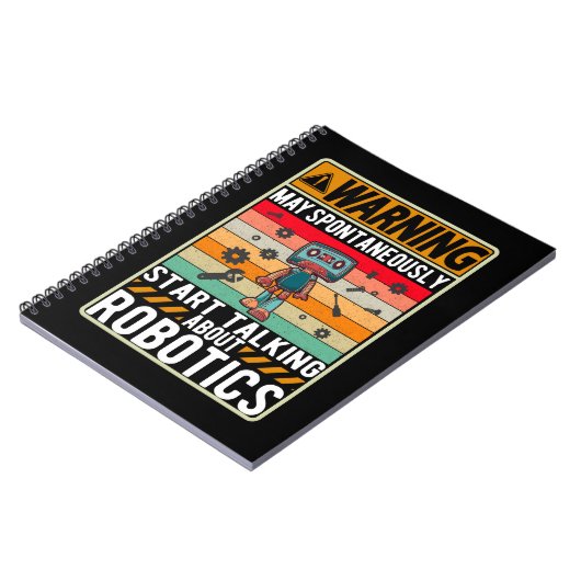 Robots Girls Boys Future Robotics Engineer Notitieboek (Linkerzijde)