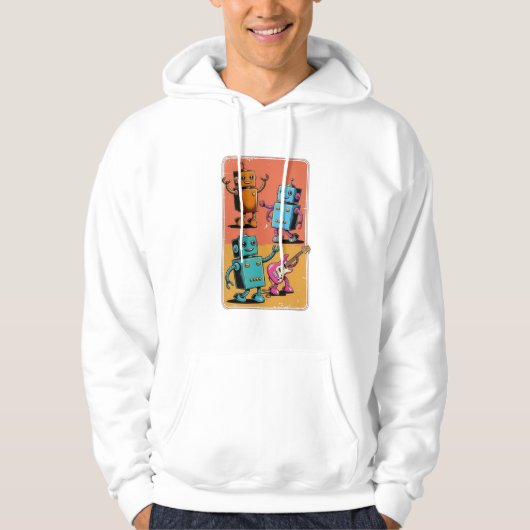 robots hoodie (Voorkant)