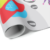 Robots in de ruimte (groot Afbeelding) inpakpapier (Rol Hoek)