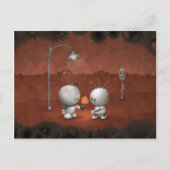 Robots in liefde briefkaart (Voorkant)