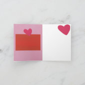 Robots in Liefde Wenskaart Kaart (Binnen)